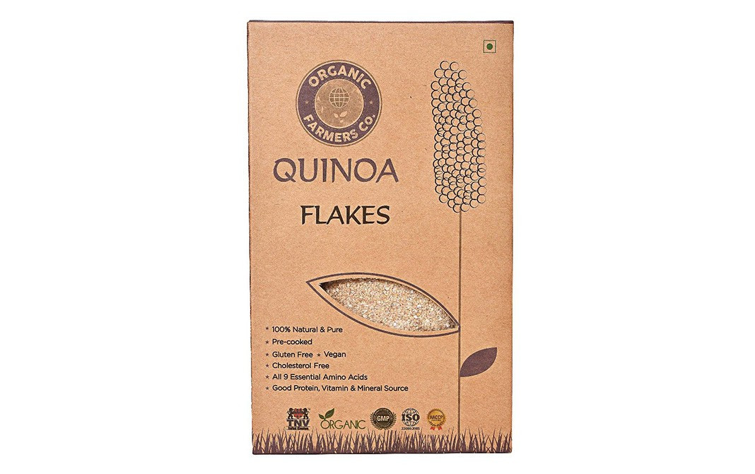 Organic Farmers Co. Quinoa Flakes Box 100 grams Reviews Nutrition Ingredients Benefits